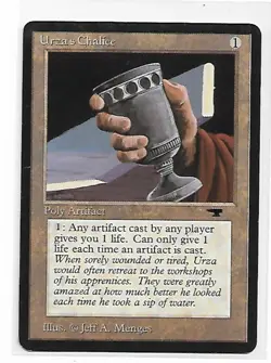 Magic the Gathering ~ MTG ~ 1x Urza's Chalice ~ M/NM ~ Antiquities - Image 1