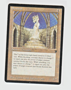 Magic the Gathering ~ MTG ~ 1x Sentinel ~ LEGENDS ~ LP - Image 1