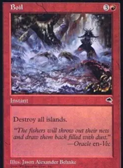 1x Boil Light Play, English Tempest MTG Magic - Image 1