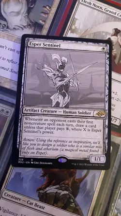 Esper Sentinel (Showcase) - Modern Horizons 2 - Magic: The Gathering (MTG) - NM - Image 1