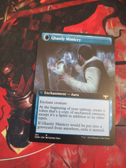 MTG Mirrorhall Mimic Ghastly Mimicry Extended Art - Innistrad: Crimson Vow - Image 2