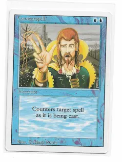 Magic the Gathering ~ MTG ~ 1x Counterspell ~ LP ~ REVISED - Image 1