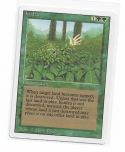 Magic the Gathering ~ MTG ~ 1x Kudzu ~ 3rd Edition ~ MP ~ REVISED - Image 1