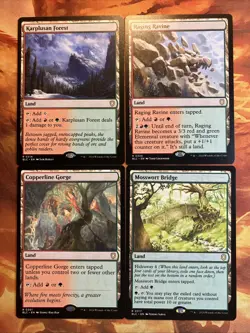 MTG 4 x Rare Land Lot Commander: Bloomburrow Near-Mint! - Image 1
