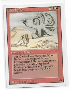 Magic the Gathering ~ MTG ~ 1x Rock Hydra ~ LP ~ REVISED - Image 1