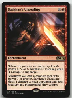 Sarkhan's Unsealing R Core Set 2019 155 LP - Image 1