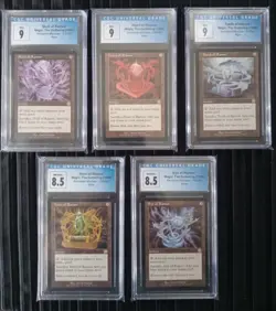 Mtg Mercadian Masques Lot (CGC) Graded. Five total. Ramos Set! [1999] - Image 1