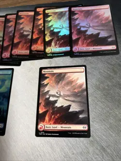 MTG Tarkir Dragonstorm Foil Lot Island Forest Swamp Mountain x 26 Full Art Land - Image 5