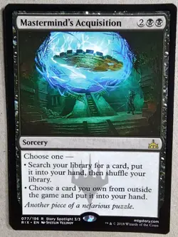 Mastermind's Acquistion - Rivals of Ixalan (RIX) #077 - Rare Regular - NM - MTG - Image 1