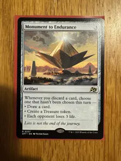 MTG Monument to Endurance. Aetherdrift - Image 1
