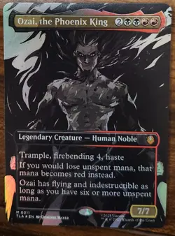 Ozai, the Phoenix King (0311) Foil (Borderless) Avatar: The Last Airbender Foil - Image 1