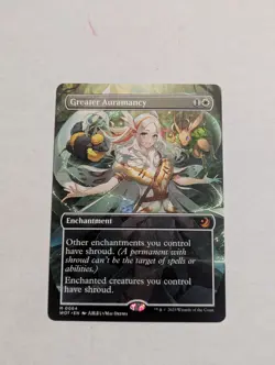 Greater Auramancy (Anime Borderless) Wilds of Eldraine: Enchanting Tales Regular - Image 1