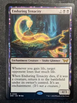 Enduring Tenacity - Promo Pack - Duskmourn: House of Horror (MTG) - Image 1