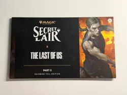 MTG Secret Lair x Playstation Last of Us Part 2 II FOIL Edition Sealed - Image 1