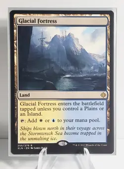 X 1 Glacial Fortress NM-M 255 Ixalan MTG Magic The Gathering - Image 1