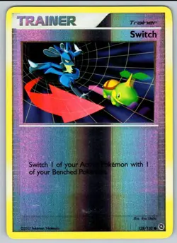 2007 Diamond & Pearl - Secret Wonders Switch Common Reverse Holo #128 - Image 1
