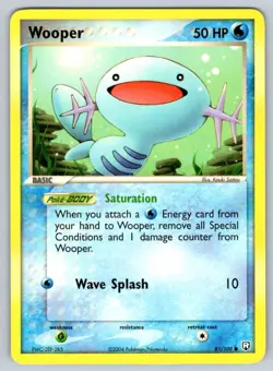 2004 Team Rocket Returns Wooper2 Common #81 - Image 1