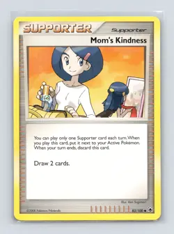Pokemon TCG Mom's Kindness 83/100 Majestic Dawn LP - Image 1