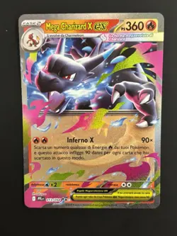 Pokemon Fiamme Spettrali X Mega Charizard X Ex 013/094 Ita - Image 1