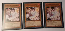 Ash Blossom & Joyous Spring Playset x3 SDSB-EN019 NM 1st Edition YuGiOh - Image 1