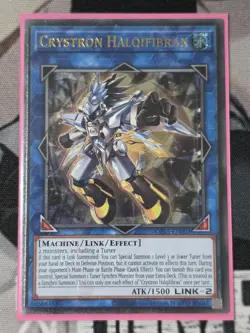 Yu-Gi-Oh - Crystron Halqifibrax - OP15-EN003 - Ultimate Rare - Unlimited - NM - Image 1