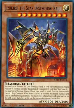 Jizukiru, The Star Destroyinh Kaiju - SR10-EN014 - Common - 1st Edition - Yugioh - Image 1