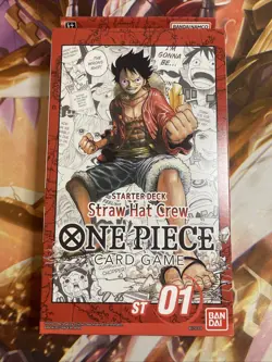 Starter Deck Straw Hat Crew One Piece Card Game ST 01 - Image 1