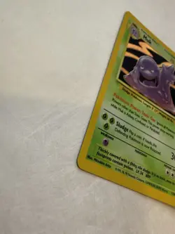 Pokemon Muk 13/62 Fossil Unlimited Holo Rare Card - Image 2
