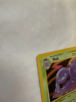 Pokemon Muk 13/62 Fossil Unlimited Holo Rare Card - Image 5