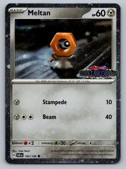 Pokemon TCG Miscellaneous Cards & Products Meltan (Stellar Crown Stamped) 102/14 - Image 1
