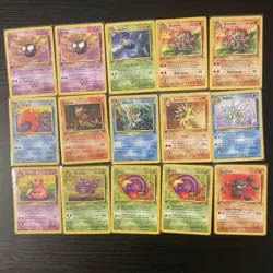 Lot Of 34 1ST EDITION Common/Uncommon Pokemon Fossil Set Cards NM/LP+ - Image 1