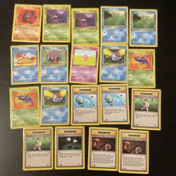 Lot Of 34 1ST EDITION Common/Uncommon Pokemon Fossil Set Cards NM/LP+ - Image 2