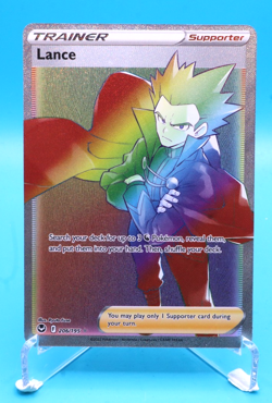 Pokemon TCG Silver Tempest Lance 206/195 Full Art Rainbow Rare Card - Image 1