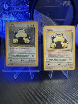 Pokemon TCG: Snorlax Jungle 11/64 Unlimited Holo Rare LP - 1999 (+ Bonus Card) - Image 1