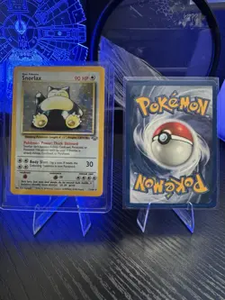 Pokemon TCG: Snorlax Jungle 11/64 Unlimited Holo Rare LP - 1999 (+ Bonus Card) - Image 2