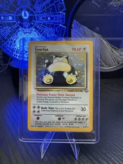 Pokemon TCG: Snorlax Jungle 11/64 Unlimited Holo Rare LP - 1999 (+ Bonus Card) - Image 3