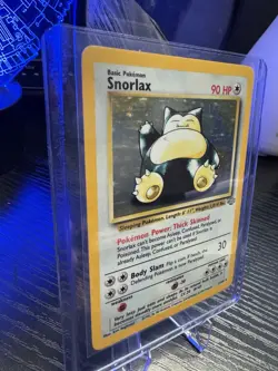 Pokemon TCG: Snorlax Jungle 11/64 Unlimited Holo Rare LP - 1999 (+ Bonus Card) - Image 4