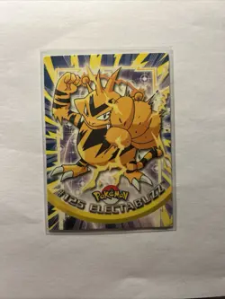 2000 Topps Pokemon Card Electabuzz #125 TV Animation Edition Series 3 Blue Logo - Image 1