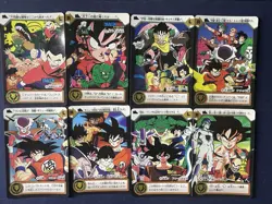 Lot of 8 Dragon Ball Z Heroes LR Cards Japan Bandai Holo Prism Set - Image 1