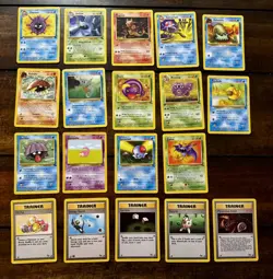 Vintage Pokemon Lot (19 Cards) WOTC Fossil Set 1st Edition/Common/Uncommon 1998 - Image 1