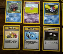 Vintage Pokemon Lot (19 Cards) WOTC Fossil Set 1st Edition/Common/Uncommon 1998 - Image 5