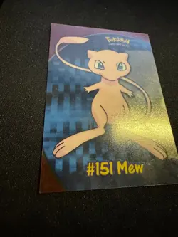 POKEMON - 2000 Topps TV #PC7 Mew Clear Card Animation Series 3 - Image 4