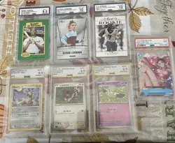 Graded Cards Slabs Pokemon Cards One Piece Boa Hancock CJ Stroud Henry Aaron PSA - Image 1