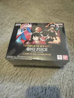 One Piece Card Game TCG Booster Box Op-09 Emperors In The New World - Sealed - Image 1