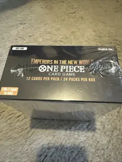 One Piece Card Game TCG Booster Box Op-09 Emperors In The New World - Sealed - Image 2