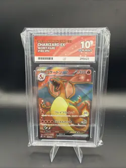 Pokemon TCG Charizard EX Scarlet & Violet-151 Card 185/165 Ace Gem Mint 10 JP - Image 1