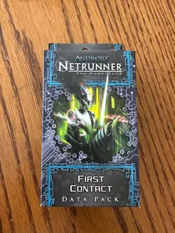 FFG Android Netrunner LCG Data Pack - Unopened - First Contact - Image 1