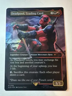 Deadpool, Trading Card (Rainbow Foil) Secret Lair Drop Foil Magic The Gathering - Image 1