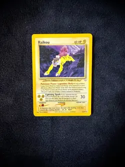 Raikou 22/64 Rare Non Holo - Neo Revelation - Vintage WOTC 2001 Pokemon Card - Image 1
