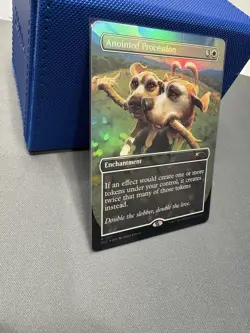 Anointed Procession 1511 Foil Secret Lair Drop, Raining Cats & Dogs SLD - Image 2